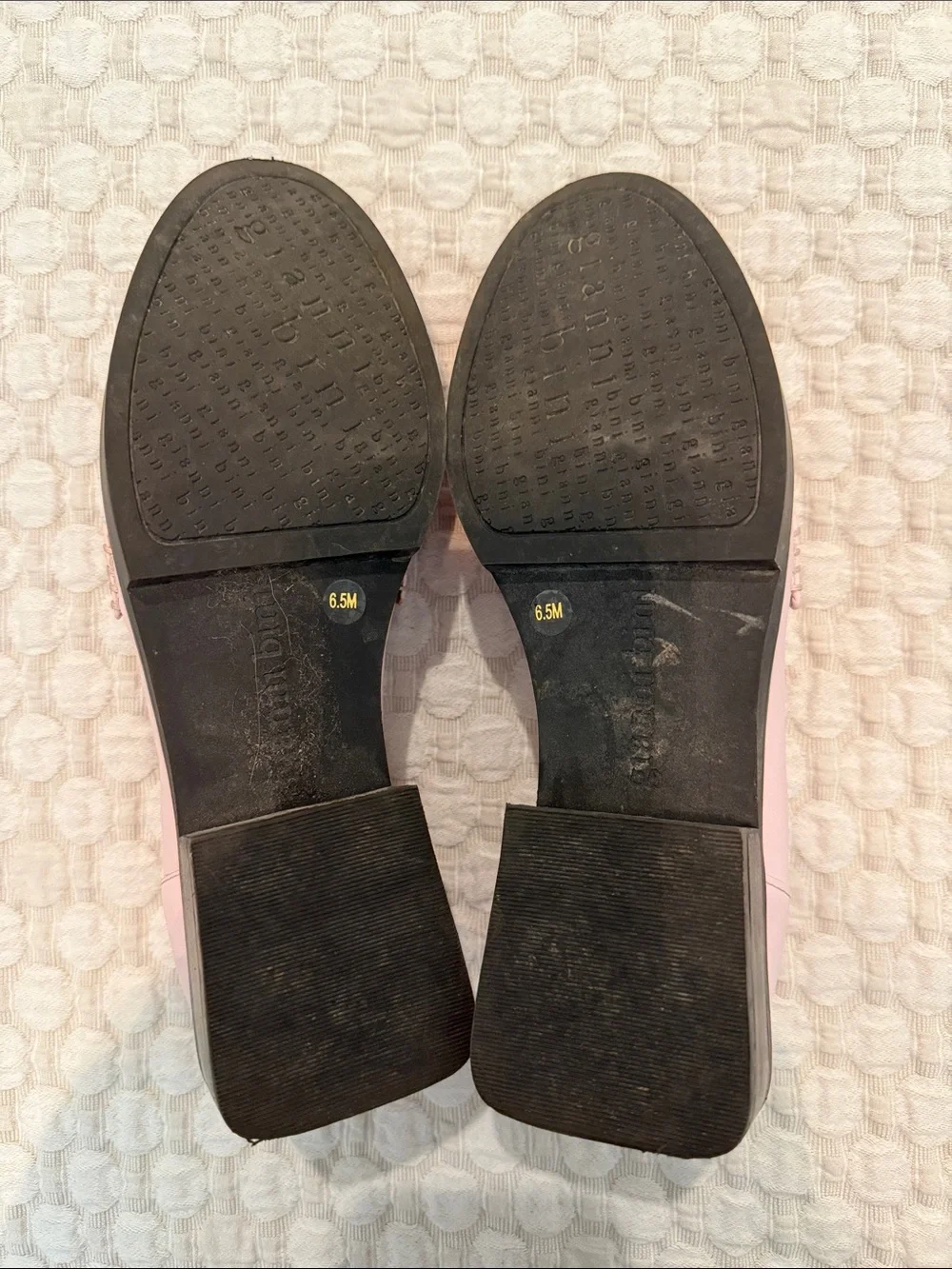 Gianni Bini Blush Pink Crystal-Embellished Loafers